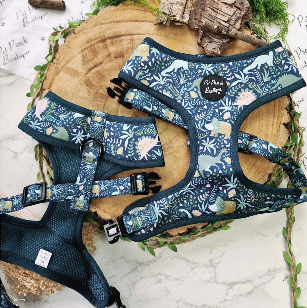 Dino Rawr Dinosaur Puppy/Small Dog Harness