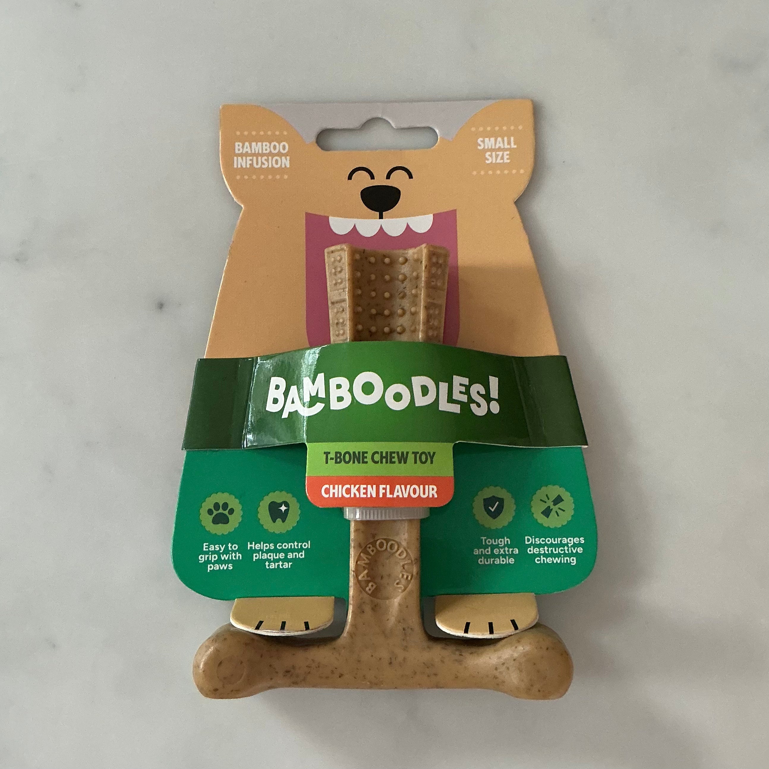 Bamboodles T-bone chew toy