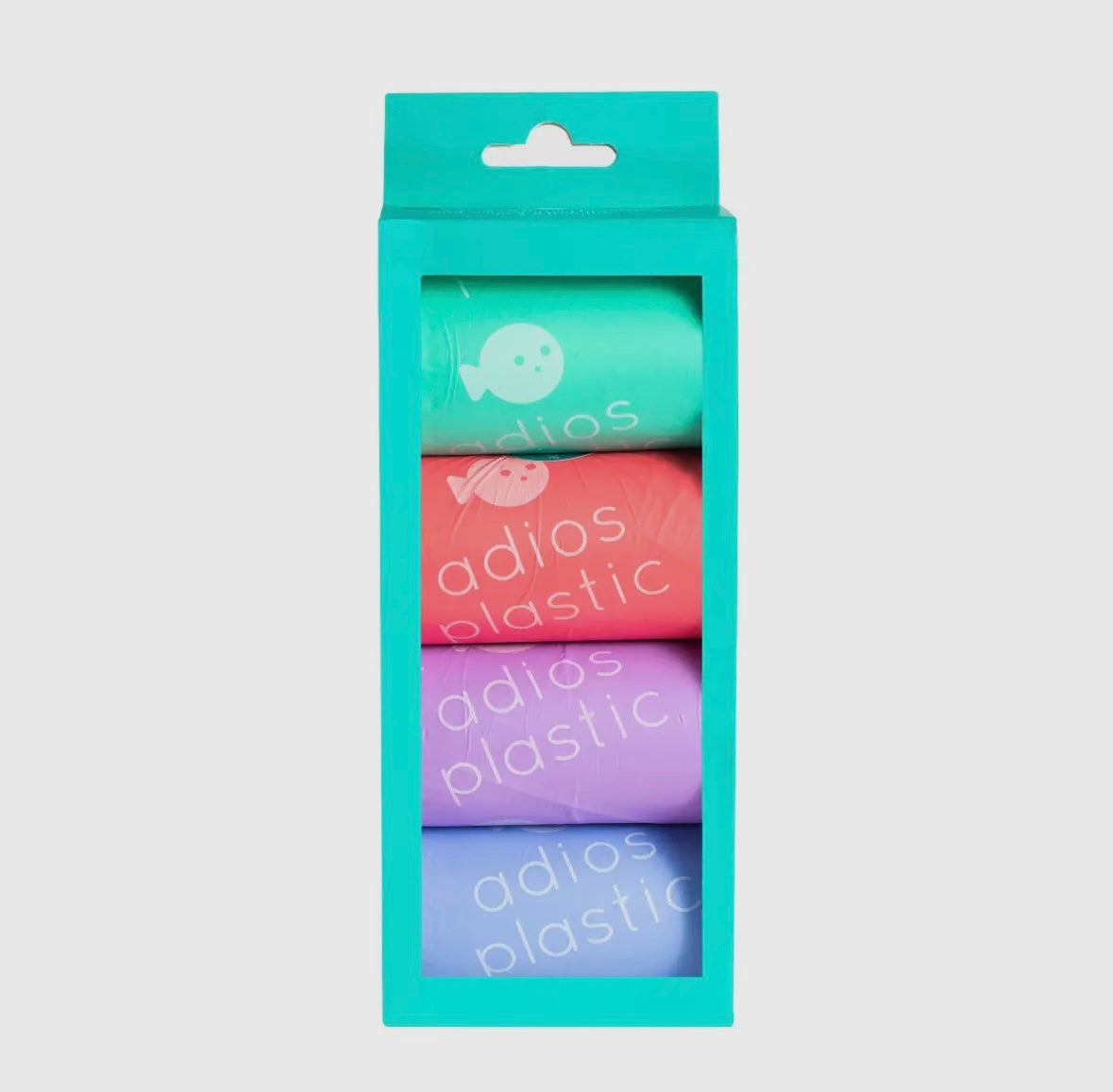 Compostable dog poo bags - 4 rolls (60 bags)