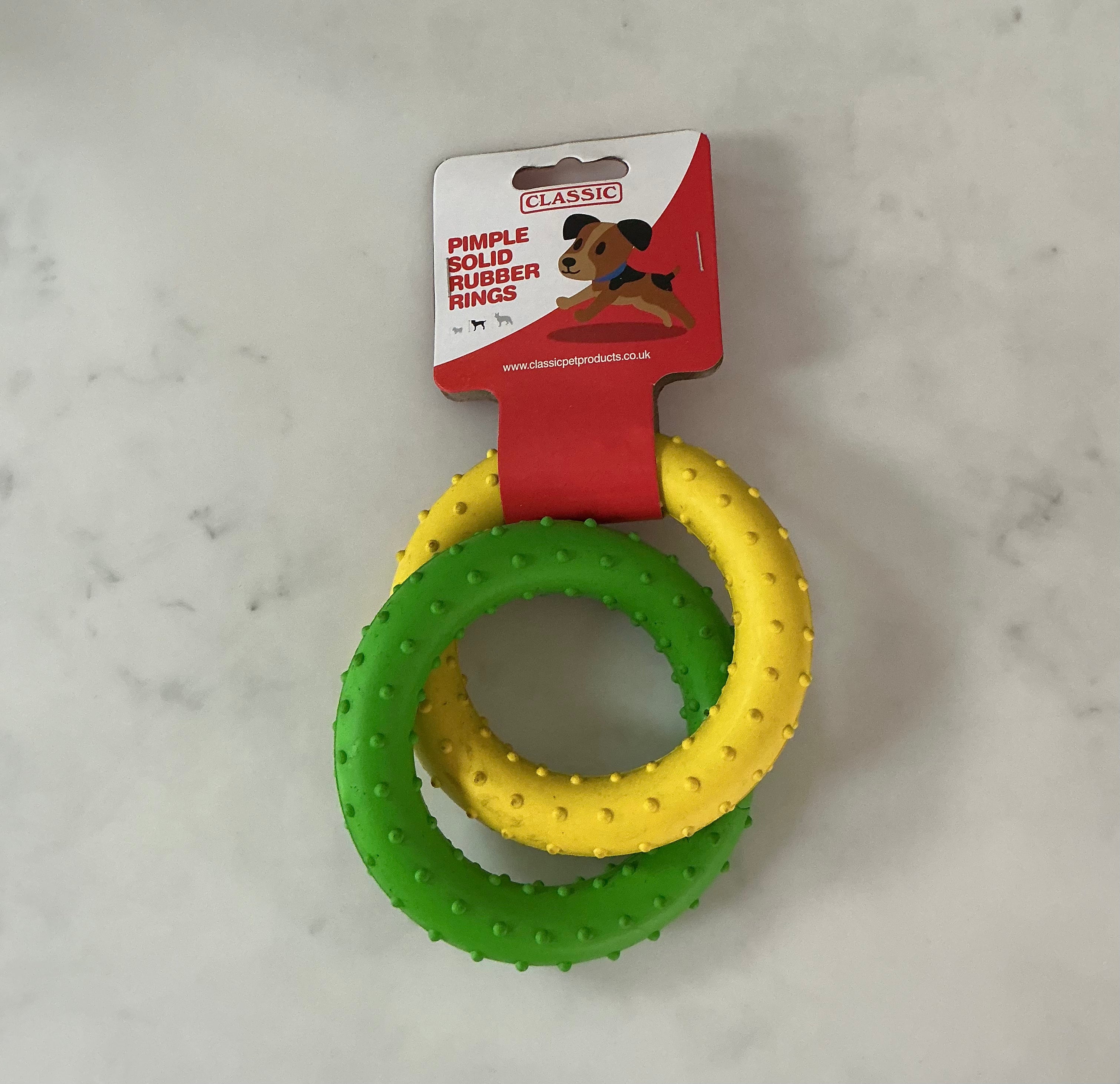 Pimple solid rubber rings