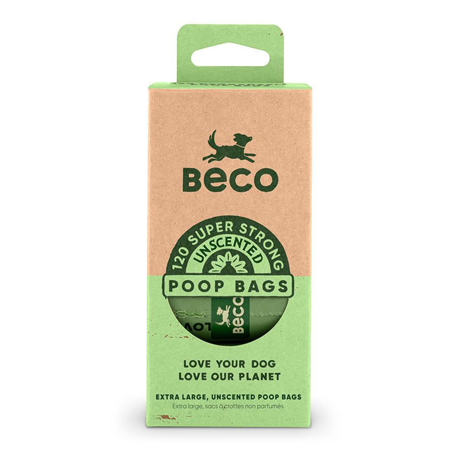 Beco unscented poo bags - (120 bags)