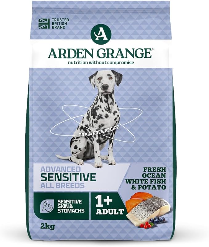 Arden Grange Sensitive grain free adult ocean white fish 2kg