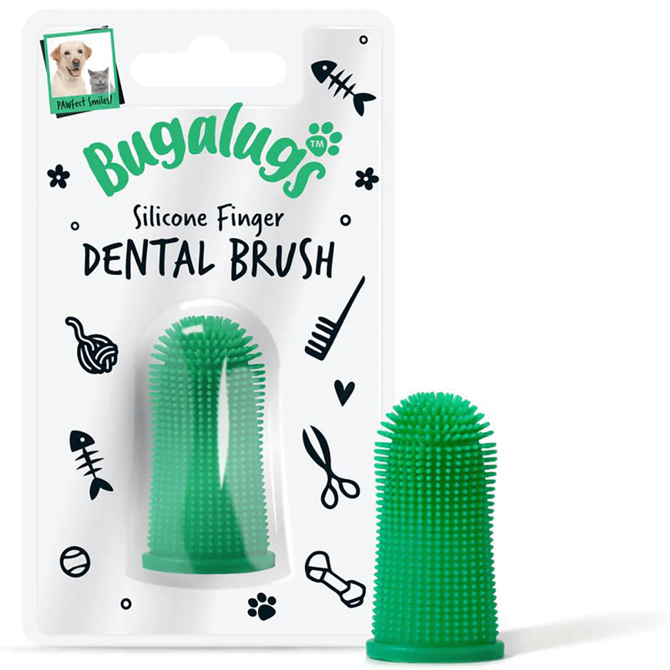 Bugalugs Silicone Finger Toothbrush – Gentle and Effective Oral Care for Your Pet