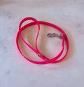 Biothane dog lead 16mm - hot pink
