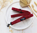 Burgundy red cord lead