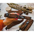 Coffee bean cord dog collar