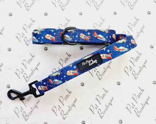 Rocket Ship Dog Lead