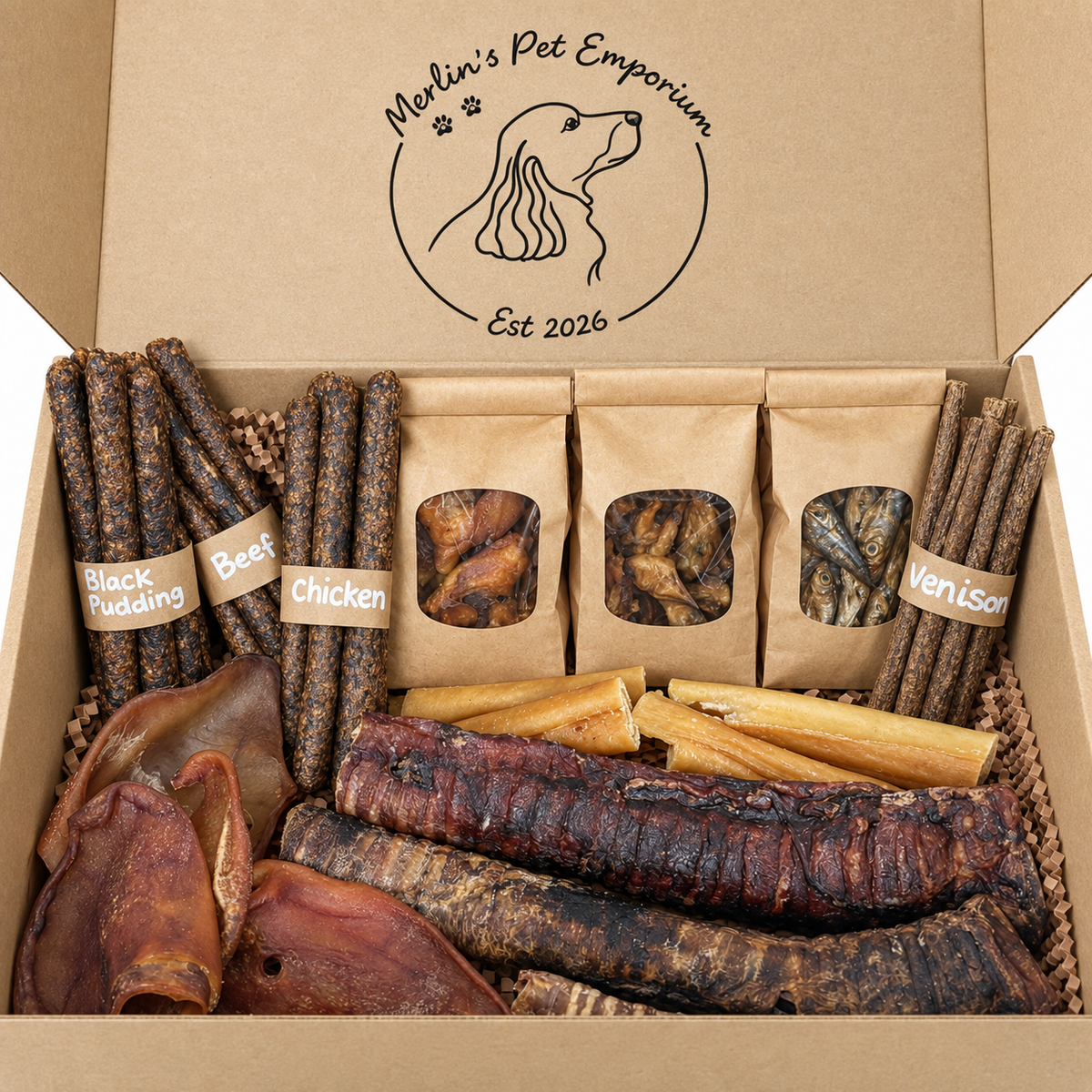 Large Natural Variety Box